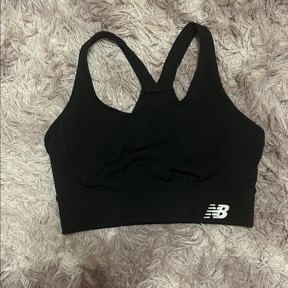 New Balance Black Racerback Bra